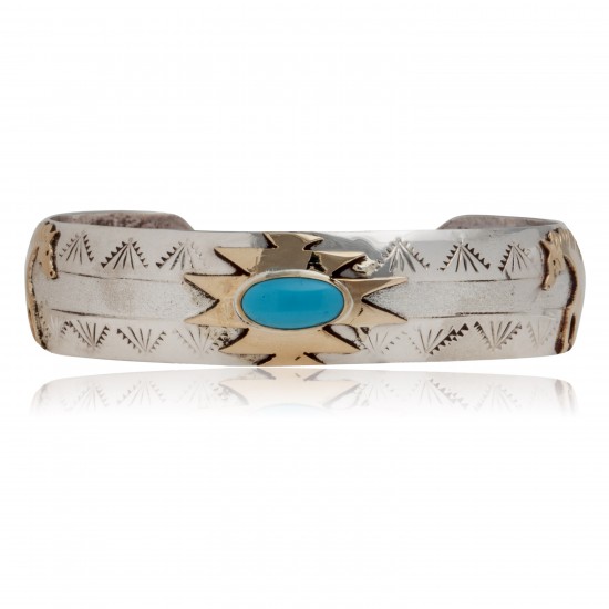 12kt Gold Filled and .925 Sterling Silver Handmade Bear Paw Certified Authentic Navajo Turquoise Native American Bracelet 390770994832 All Products 12587-2 390770994832 (by LomaSiiva) 12kt Gold Filled and .925 Sterling Silver Handmade Bear Paw Certified Authentic Navajo Turquoise Native American Bracelet 390770994832 All Products 12587-2 390770994832 (by LomaSiiva)