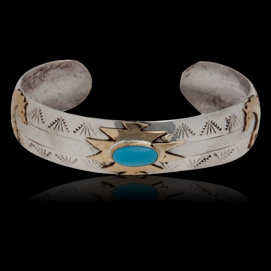 12kt Gold Filled and .925 Sterling Silver Handmade Bear Paw Certified Authentic Navajo Turquoise Native American Bracelet 390770994832 All Products 12587-2 390770994832 (by LomaSiiva) 12kt Gold Filled and .925 Sterling Silver Handmade Bear Paw Certified Authentic Navajo Turquoise Native American Bracelet 390770994832 All Products 12587-2 390770994832 (by LomaSiiva)