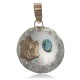 Native American Pendants | Turtle 12kt Gold Filled .925 Sterling Silver Authentic Handmade Navajo Native American Natural Turquoise Pendant by LomaSiiva Native American Pendants | Turtle 12kt Gold Filled .925 Sterling Silver Authentic Handmade Navajo Native American Natural Turquoise Pendant by LomaSiiva