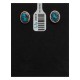 Natural Turquoise .925 Sterling Silver Certified Authentic Navajo Native American Stud Earrings 24391-99 Natural Turquoise .925 Sterling Silver Certified Authentic Navajo Native American Stud Earrings 24391-99
