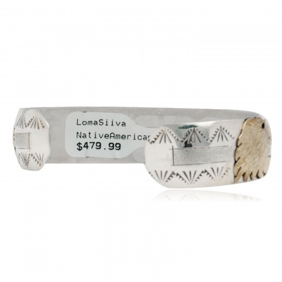 12kt Gold Filled and .925 Sterling Silver Certified Authentic Eagle head Handmade Navajo Natural Turquoise Native American Bracelet 13096 All Products NB160228001033 13096 (by LomaSiiva) 12kt Gold Filled and .925 Sterling Silver Certified Authentic Eagle head Handmade Navajo Natural Turquoise Native American Bracelet 13096 All Products NB160228001033 13096 (by LomaSiiva)