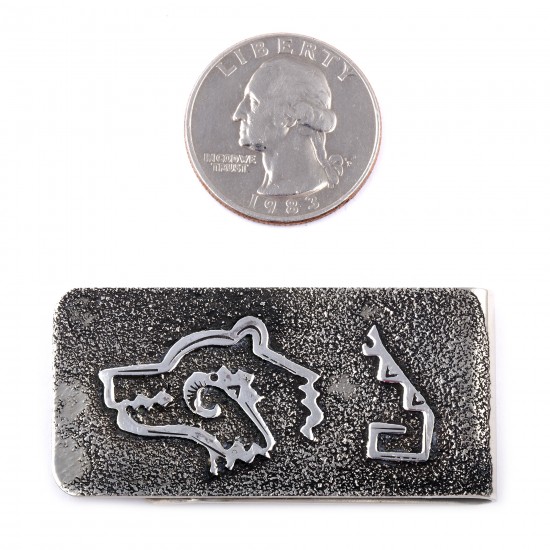 Bear .925 Sterling Silver Ray Begay Certified Authentic Handmade Navajo Native American Money Clip 13194-27 All Products NB180527025314 13194-27 (by LomaSiiva) Bear .925 Sterling Silver Ray Begay Certified Authentic Handmade Navajo Native American Money Clip 13194-27 All Products NB180527025314 13194-27 (by LomaSiiva)