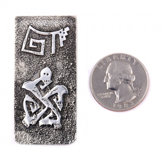 Turtle .925 Sterling Silver Ray Begay Certified Authentic Handmade Navajo Native American Money Clip 13194-17 All Products NB180527023347 13194-17 (by LomaSiiva) Turtle .925 Sterling Silver Ray Begay Certified Authentic Handmade Navajo Native American Money Clip 13194-17 All Products NB180527023347 13194-17 (by LomaSiiva)