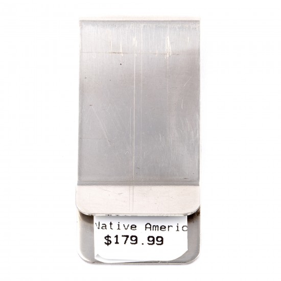 Deer .925 Sterling Silver Ray Begay Certified Authentic Handmade Navajo Native American Natural Turquoise Coral Money Clip 11253-12 All Products NB180528224714 11253-12 (by LomaSiiva) Deer .925 Sterling Silver Ray Begay Certified Authentic Handmade Navajo Native American Natural Turquoise Coral Money Clip 11253-12 All Products NB180528224714 11253-12 (by LomaSiiva)