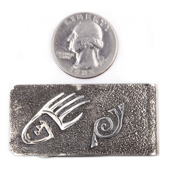 Bear Paw .925 Sterling Silver Ray Begay Certified Authentic Handmade Navajo Native American Money Clip 13194-10 All Products NB180518222409 13194-10 (by LomaSiiva) Bear Paw .925 Sterling Silver Ray Begay Certified Authentic Handmade Navajo Native American Money Clip 13194-10 All Products NB180518222409 13194-10 (by LomaSiiva)