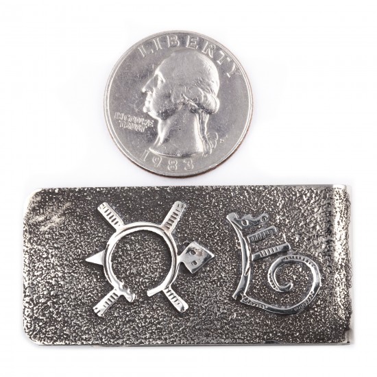 Turtle .925 Sterling Silver Ray Begay Certified Authentic Handmade Navajo Native American Money Clip 13194-6 All Products NB180518225147 13194-6 (by LomaSiiva) Turtle .925 Sterling Silver Ray Begay Certified Authentic Handmade Navajo Native American Money Clip 13194-6 All Products NB180518225147 13194-6 (by LomaSiiva)