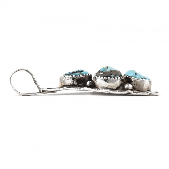 Drop .925 Starling Silver Certified Authentic Handmade Navajo Native American Natural Turquoise Nugget Pendent 16048-100 Pendants NB180602181527 16048-100 (by LomaSiiva) Drop .925 Starling Silver Certified Authentic Handmade Navajo Native American Natural Turquoise Nugget Pendent 16048-100 Pendants NB180602181527 16048-100 (by LomaSiiva)