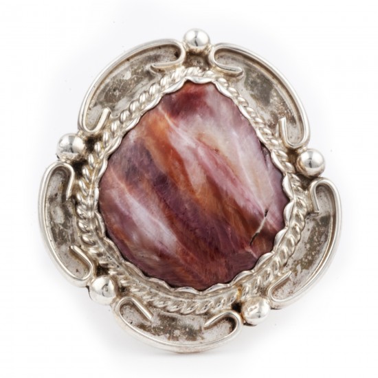 Flower .925 Sterling Silver Certified Authentic Handmade Navajo Native American Natural Purple Spiny Oyster Ring 17022-100 All Products NB180602205249 17022-100 (by LomaSiiva) Flower .925 Sterling Silver Certified Authentic Handmade Navajo Native American Natural Purple Spiny Oyster Ring 17022-100 All Products NB180602205249 17022-100 (by LomaSiiva)