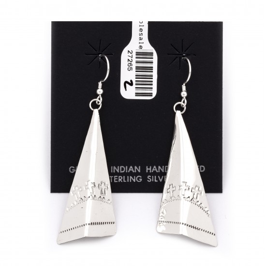 Cross Sun .925 Starling Silver Certified Authentic Handmade Navajo Native American Earrings 27265-2 All Products NB180607034123 27265-2 (by LomaSiiva) Cross Sun .925 Starling Silver Certified Authentic Handmade Navajo Native American Earrings 27265-2 All Products NB180607034123 27265-2 (by LomaSiiva)