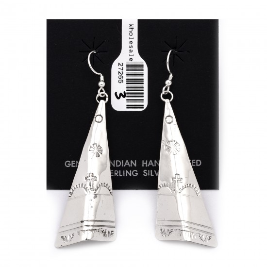 Flower Cross Sun Mountain .925 Starling Silver Certified Authentic Handmade Navajo Native American Earrings 27265-3 All Products NB180607034130 27265-3 (by LomaSiiva) Flower Cross Sun Mountain .925 Starling Silver Certified Authentic Handmade Navajo Native American Earrings 27265-3 All Products NB180607034130 27265-3 (by LomaSiiva)