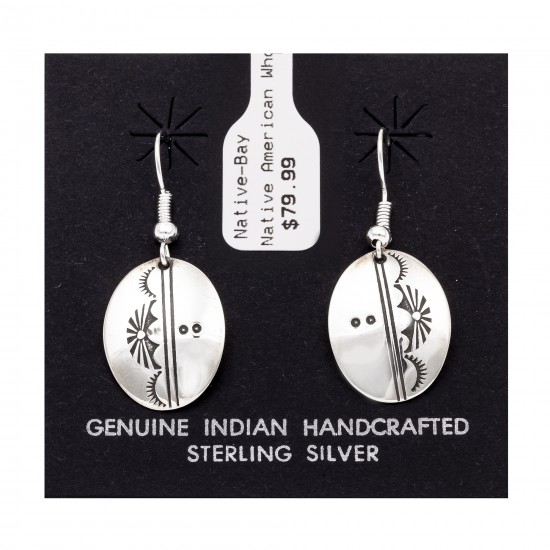 Sun .925 Starling Silver Certified Authentic Handmade Navajo Native American Earrings 27260-3 All Products NB180607034134 27260-3 (by LomaSiiva) Sun .925 Starling Silver Certified Authentic Handmade Navajo Native American Earrings 27260-3 All Products NB180607034134 27260-3 (by LomaSiiva)