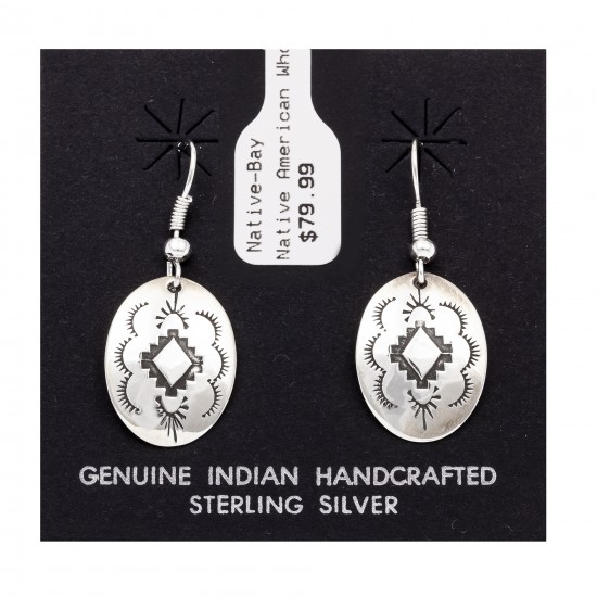 Sun Diamond .925 Starling Silver Certified Authentic Handmade Navajo Native American Earrings 27260-1 All Products NB180607034137 27260-1 (by LomaSiiva) Sun Diamond .925 Starling Silver Certified Authentic Handmade Navajo Native American Earrings 27260-1 All Products NB180607034137 27260-1 (by LomaSiiva)