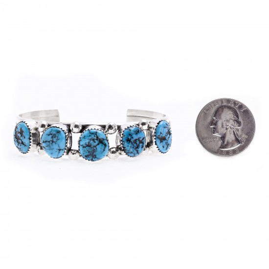 .925 Starling Silver Certified Authentic Handmade Navajo Native American Natural Turquoise Cuff Bracelet 12715 All Products 12715 12715 (by LomaSiiva) .925 Starling Silver Certified Authentic Handmade Navajo Native American Natural Turquoise Cuff Bracelet 12715 All Products 12715 12715 (by LomaSiiva)
