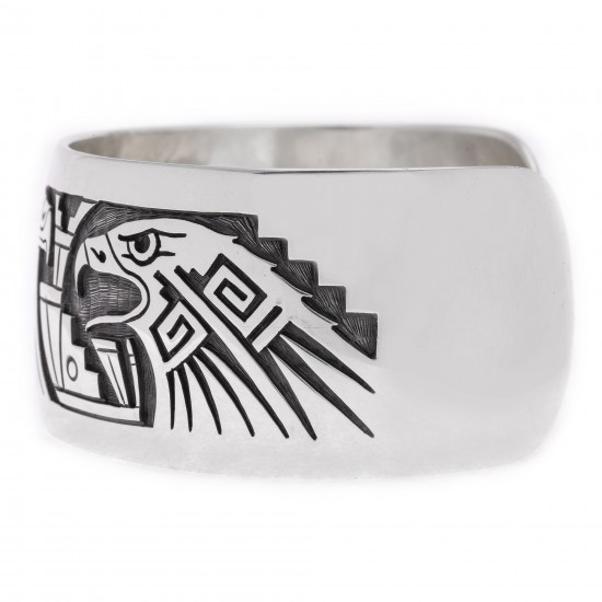 Eagle .925 Sterling Silver Certified Authentic Handmade Hopi Native American Bracelet 13229 All Products NB180616000210 13229 (by LomaSiiva) Eagle .925 Sterling Silver Certified Authentic Handmade Hopi Native American Bracelet 13229 All Products NB180616000210 13229 (by LomaSiiva)