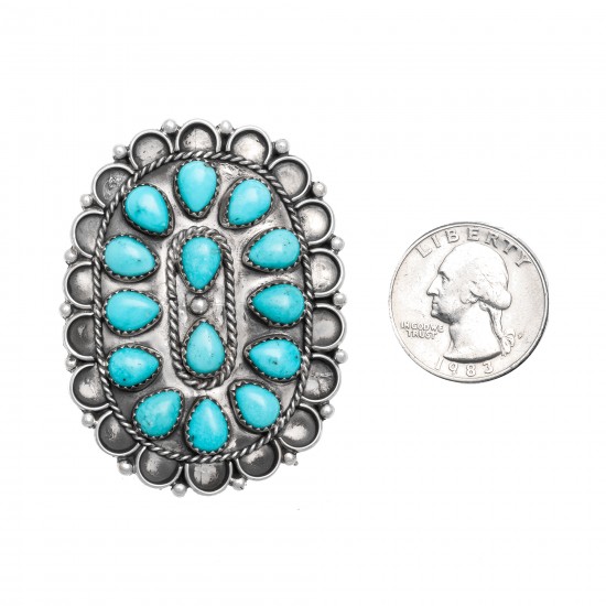 Drop .925 Sterling Silver Certified Authentic Handmade Petit Point Navajo Native American Natural Turquoise Ring 17008 All Products NB151127180942 17008 (by LomaSiiva) Drop .925 Sterling Silver Certified Authentic Handmade Petit Point Navajo Native American Natural Turquoise Ring 17008 All Products NB151127180942 17008 (by LomaSiiva)