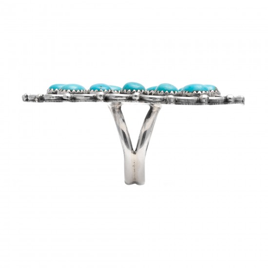 Drop .925 Sterling Silver Certified Authentic Handmade Petit Point Navajo Native American Natural Turquoise Ring 17008 All Products NB151127180942 17008 (by LomaSiiva) Drop .925 Sterling Silver Certified Authentic Handmade Petit Point Navajo Native American Natural Turquoise Ring 17008 All Products NB151127180942 17008 (by LomaSiiva)