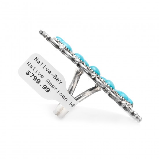 Drop .925 Sterling Silver Certified Authentic Handmade Petit Point Navajo Native American Natural Turquoise Ring 17008 All Products NB151127180942 17008 (by LomaSiiva) Drop .925 Sterling Silver Certified Authentic Handmade Petit Point Navajo Native American Natural Turquoise Ring 17008 All Products NB151127180942 17008 (by LomaSiiva)