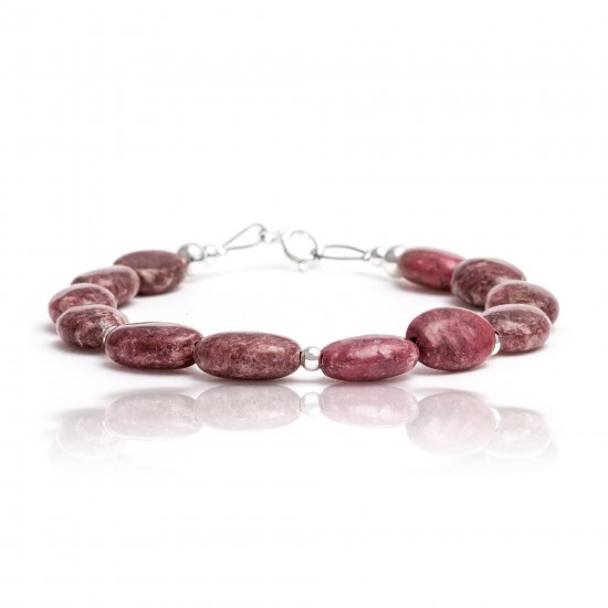 Natural Charoite .925 Sterling Silver Certified Authentic Navajo Native American Link Bracelet 13183 All Products NB160528001327 13183 (by LomaSiiva) Natural Charoite .925 Sterling Silver Certified Authentic Navajo Native American Link Bracelet 13183 All Products NB160528001327 13183 (by LomaSiiva)