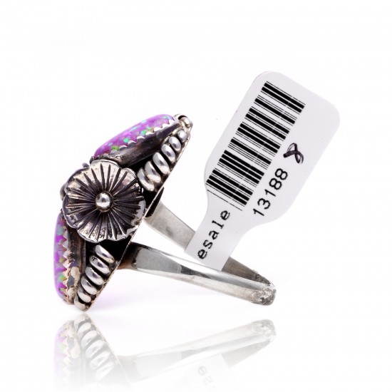Flower and Leaf Opal .925 Sterling Silver Certified Authentic Navajo Native American Handmade Adjustable Ring 13188-8 All Products NB15122322282111 13188-8 (by LomaSiiva) Flower and Leaf Opal .925 Sterling Silver Certified Authentic Navajo Native American Handmade Adjustable Ring 13188-8 All Products NB15122322282111 13188-8 (by LomaSiiva)