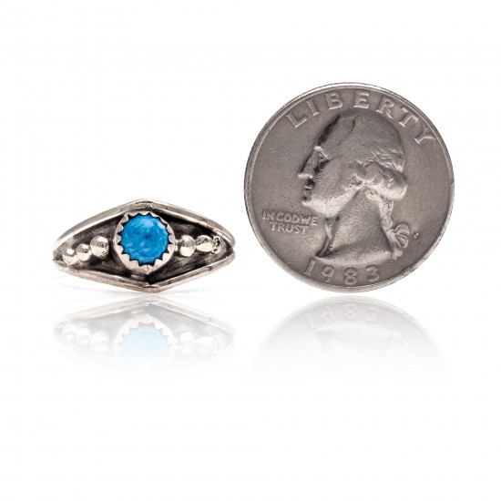 Denim Lapis .925 Sterling Silver Certified Authentic Navajo Native American Handmade Ring 13204-3 All Products NB181009165416 13204-3 (by LomaSiiva) Denim Lapis .925 Sterling Silver Certified Authentic Navajo Native American Handmade Ring 13204-3 All Products NB181009165416 13204-3 (by LomaSiiva)