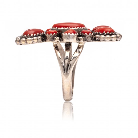 Spiny Oyster .925 Sterling Silver Certified Authentic Navajo Native American Handmade Ring 13206 All Products NB181009165418 13206 (by LomaSiiva) Spiny Oyster .925 Sterling Silver Certified Authentic Navajo Native American Handmade Ring 13206 All Products NB181009165418 13206 (by LomaSiiva)