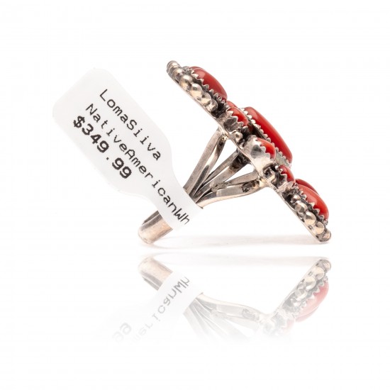 Spiny Oyster .925 Sterling Silver Certified Authentic Navajo Native American Handmade Ring 13206 All Products NB181009165418 13206 (by LomaSiiva) Spiny Oyster .925 Sterling Silver Certified Authentic Navajo Native American Handmade Ring 13206 All Products NB181009165418 13206 (by LomaSiiva)