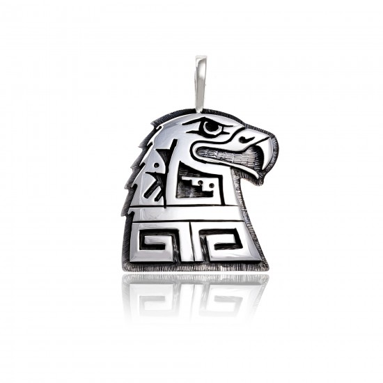 Eagle .925 Sterling Silver Certified Authentic Handmade Hopi Native American Pendant 15919 Pendants 371180683250 15919 (by LomaSiiva) Eagle .925 Sterling Silver Certified Authentic Handmade Hopi Native American Pendant 15919 Pendants 371180683250 15919 (by LomaSiiva)