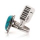 Natural Turquoise .925 Sterling Silver Certified Authentic Navajo Native American Handmade Ring 17001-1 All Products 17001-1 17001-1 (by LomaSiiva) Natural Turquoise .925 Sterling Silver Certified Authentic Navajo Native American Handmade Ring 17001-1 All Products 17001-1 17001-1 (by LomaSiiva)