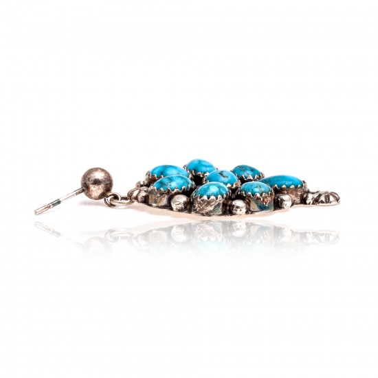 Natural Turquoise .925 Starling Silver Certified Authentic Navajo Native American Handmade Post Earrings 18318-40 All Products NB181016201908 18318-40 (by LomaSiiva) Natural Turquoise .925 Starling Silver Certified Authentic Navajo Native American Handmade Post Earrings 18318-40 All Products NB181016201908 18318-40 (by LomaSiiva)