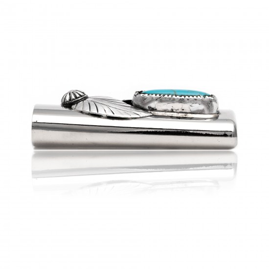 Natural Turquoise .925 Sterling Silver and Nickel Certified Authentic Navajo Native American Handmade Flower Leaf Lighter Case 18334 Lighter Cases NB151216230322 18334 (by LomaSiiva) Natural Turquoise .925 Sterling Silver and Nickel Certified Authentic Navajo Native American Handmade Flower Leaf Lighter Case 18334 Lighter Cases NB151216230322 18334 (by LomaSiiva)