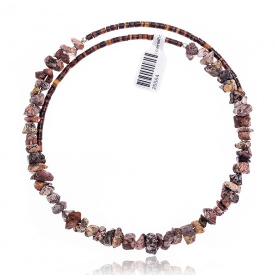 Jasper Certified Authentic Navajo Native American Adjustable Choker Wrap Necklace 25564 All Products NB180926223233 25564 (by LomaSiiva) Jasper Certified Authentic Navajo Native American Adjustable Choker Wrap Necklace 25564 All Products NB180926223233 25564 (by LomaSiiva)