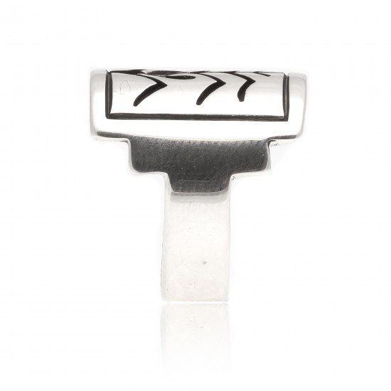 Corn Stalk .925 Sterling Silver Certified Authentic Handmade Hopi Native American Ring 26231 All Products NB180623231243 26231 (by LomaSiiva) Corn Stalk .925 Sterling Silver Certified Authentic Handmade Hopi Native American Ring 26231 All Products NB180623231243 26231 (by LomaSiiva)