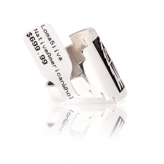 Eagle .925 Sterling Silver Certified Authentic Handmade Hopi Native American Ring 26232 All Products NB180623231242 26232 (by LomaSiiva) Eagle .925 Sterling Silver Certified Authentic Handmade Hopi Native American Ring 26232 All Products NB180623231242 26232 (by LomaSiiva)