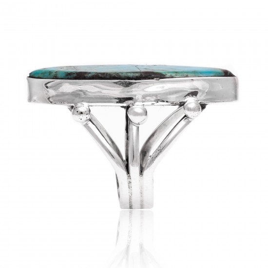Natural Turquoise .925 Sterling Silver Certified Authentic Navajo Native American Handmade Ring 26235 All Products NB15122322282123 26235 (by LomaSiiva) Natural Turquoise .925 Sterling Silver Certified Authentic Navajo Native American Handmade Ring 26235 All Products NB15122322282123 26235 (by LomaSiiva)