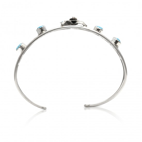 Flower .925 Sterling Silver Certified Authentic Handmade Navajo Native American Natural Arizona Sleeping Beauty Turquoise Cuff Bracelet 12947-2 All Products NB151223182937 12947-2 (by LomaSiiva) Flower .925 Sterling Silver Certified Authentic Handmade Navajo Native American Natural Arizona Sleeping Beauty Turquoise Cuff Bracelet 12947-2 All Products NB151223182937 12947-2 (by LomaSiiva)