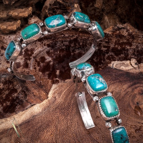 Handmade Certified Authentic Nugget Navajo .925 Sterling Silver Natural Turquoise Native American Cuff Bracelet 13169 Clearance NB160428224515 13169 (by LomaSiiva) Handmade Certified Authentic Nugget Navajo .925 Sterling Silver Natural Turquoise Native American Cuff Bracelet 13169 Clearance NB160428224515 13169 (by LomaSiiva)