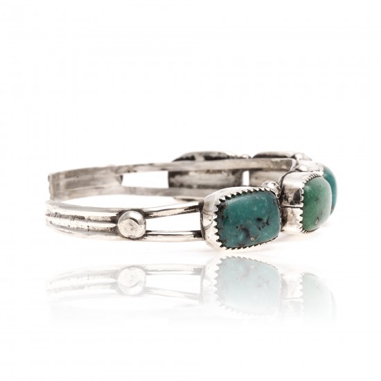 Handmade Certified Authentic Nugget Navajo .925 Sterling Silver Natural Turquoise Native American Cuff Bracelet 13169 Clearance NB160428224515 13169 (by LomaSiiva) Handmade Certified Authentic Nugget Navajo .925 Sterling Silver Natural Turquoise Native American Cuff Bracelet 13169 Clearance NB160428224515 13169 (by LomaSiiva)