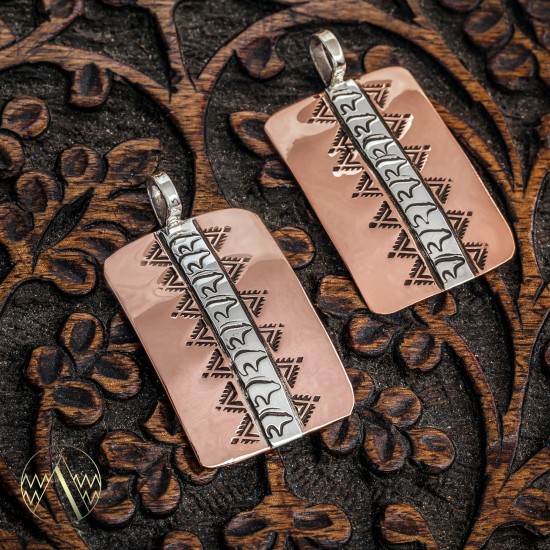 Bear .925 Sterling Silver Pure Copper Certified Authentic Handmade Navajo Native American Pendant 17033 Pendants NB151231220533 17033 (by LomaSiiva) Bear .925 Sterling Silver Pure Copper Certified Authentic Handmade Navajo Native American Pendant 17033 Pendants NB151231220533 17033 (by LomaSiiva)
