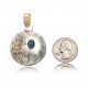 Kokopelli 12kt Gold Filled and .925 Sterling Silver Certified Authentic Handmade Navajo Native American Natural Turquoise Pendant 17042-8 Pendants NB160107223638 17042-8 (by LomaSiiva) Kokopelli 12kt Gold Filled and .925 Sterling Silver Certified Authentic Handmade Navajo Native American Natural Turquoise Pendant 17042-8 Pendants NB160107223638 17042-8 (by LomaSiiva)