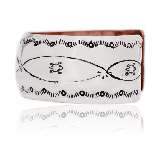 Horny Toad .925 Sterling Silver Pure Copper Certified Authentic Handmade Wide Rare Navajo Native American Cuff Bracelet 24493-1 Clearance NB160406042338 24493-1 (by LomaSiiva) Horny Toad .925 Sterling Silver Pure Copper Certified Authentic Handmade Wide Rare Navajo Native American Cuff Bracelet 24493-1 Clearance NB160406042338 24493-1 (by LomaSiiva)