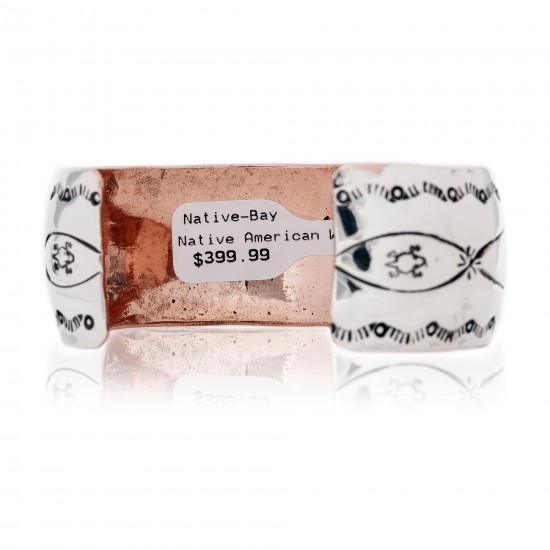 Horny Toad .925 Sterling Silver Pure Copper Certified Authentic Handmade Wide Rare Navajo Native American Cuff Bracelet 24493-1 Clearance NB160406042338 24493-1 (by LomaSiiva) Horny Toad .925 Sterling Silver Pure Copper Certified Authentic Handmade Wide Rare Navajo Native American Cuff Bracelet 24493-1 Clearance NB160406042338 24493-1 (by LomaSiiva)