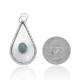 Drop Turquoise .925 Sterling Silver Certified Authentic Navajo Native American Handmade Pendant 24553 Pendants NB181211210602 24553 (by LomaSiiva) Drop Turquoise .925 Sterling Silver Certified Authentic Navajo Native American Handmade Pendant 24553 Pendants NB181211210602 24553 (by LomaSiiva)
