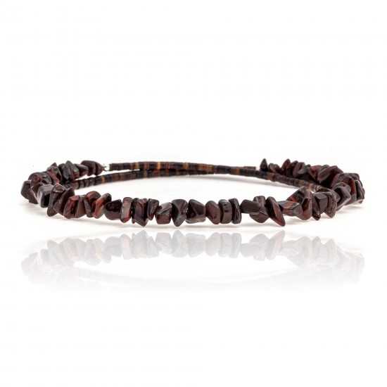Red Tigers Eye Certified Authentic Navajo Native American Adjustable Choker Wrap Necklace 25571 All Products NB180926223250 25571 (by LomaSiiva) Red Tigers Eye Certified Authentic Navajo Native American Adjustable Choker Wrap Necklace 25571 All Products NB180926223250 25571 (by LomaSiiva)