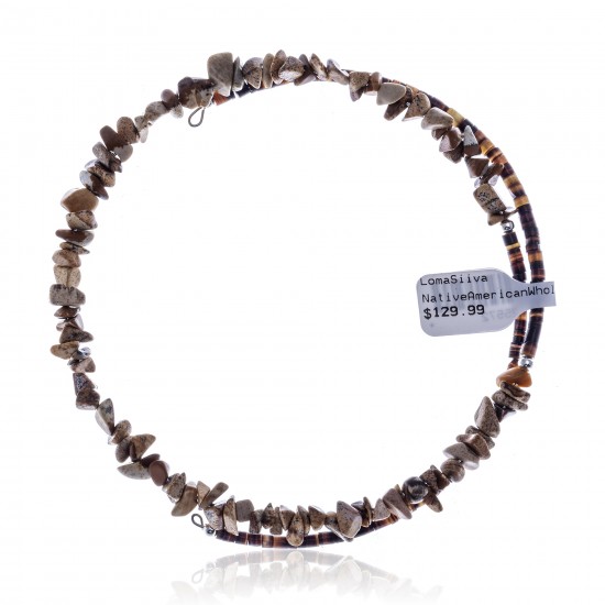 Wild Horse Certified Authentic Navajo Native American Adjustable Choker Wrap Necklace 25572 All Products NB180926223249 25572 (by LomaSiiva) Wild Horse Certified Authentic Navajo Native American Adjustable Choker Wrap Necklace 25572 All Products NB180926223249 25572 (by LomaSiiva)