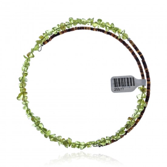 Peridot Certified Authentic Navajo Native American Adjustable Choker Wrap Necklace 25577 All Products NB180926223242 25577 (by LomaSiiva) Peridot Certified Authentic Navajo Native American Adjustable Choker Wrap Necklace 25577 All Products NB180926223242 25577 (by LomaSiiva)