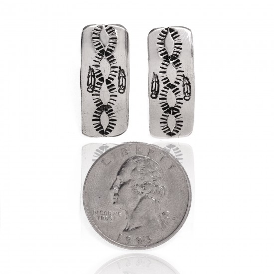Feather Nickel Certified Authentic Navajo Native American Handmade Stud Earrings 27259-7 All Products NB180607034150 27259-7 (by LomaSiiva) Feather Nickel Certified Authentic Navajo Native American Handmade Stud Earrings 27259-7 All Products NB180607034150 27259-7 (by LomaSiiva)