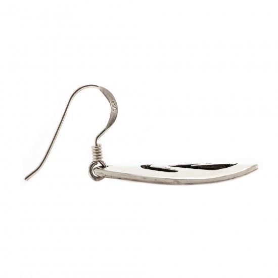 Drop Snake .925 Sterling Silver Certified Authentic Handmade Navajo Native American Earrings 18311-2 All Products NB180612010728 18311-2 (by LomaSiiva) Drop Snake .925 Sterling Silver Certified Authentic Handmade Navajo Native American Earrings 18311-2 All Products NB180612010728 18311-2 (by LomaSiiva)