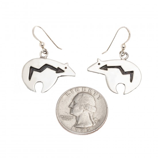 Shaped Bear .925 Sterling Silver Certified Authentic Handmade Navajo Native American Earrings 18312-3 All Products NB180612020335 18312-3 (by LomaSiiva) Shaped Bear .925 Sterling Silver Certified Authentic Handmade Navajo Native American Earrings 18312-3 All Products NB180612020335 18312-3 (by LomaSiiva)