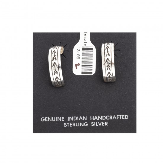 Arrow .925 Sterling Silver Certified Authentic Handmade Navajo Native American Earrings 13185-2 All Products NB180612013247 13185-2 (by LomaSiiva) Arrow .925 Sterling Silver Certified Authentic Handmade Navajo Native American Earrings 13185-2 All Products NB180612013247 13185-2 (by LomaSiiva)