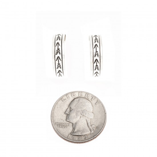 Arrow .925 Sterling Silver Certified Authentic Handmade Navajo Native American Earrings 13185-2 All Products NB180612013247 13185-2 (by LomaSiiva) Arrow .925 Sterling Silver Certified Authentic Handmade Navajo Native American Earrings 13185-2 All Products NB180612013247 13185-2 (by LomaSiiva)